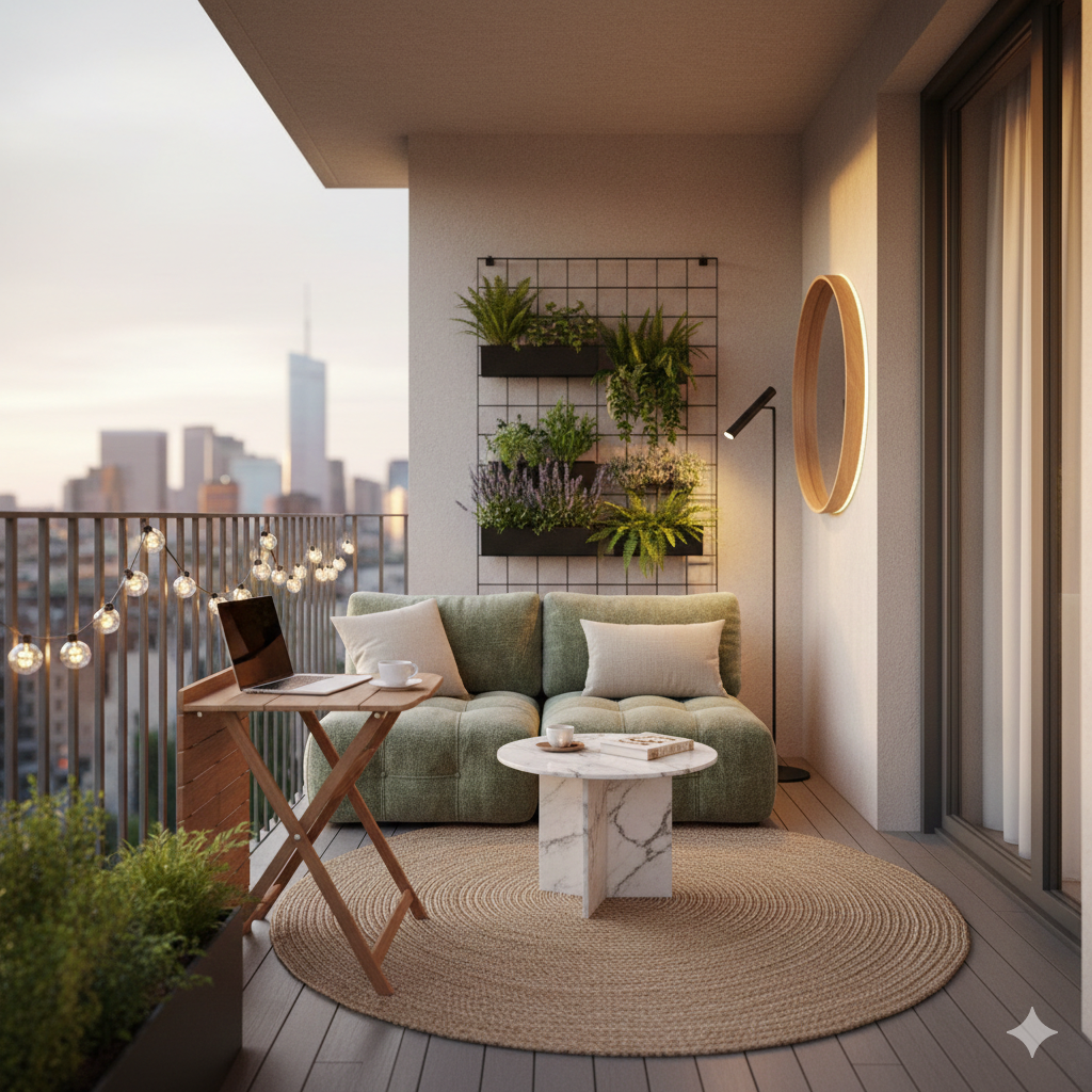 Arredare un balcone piccolo in città: 10 idee per trasformarlo in un'oasi